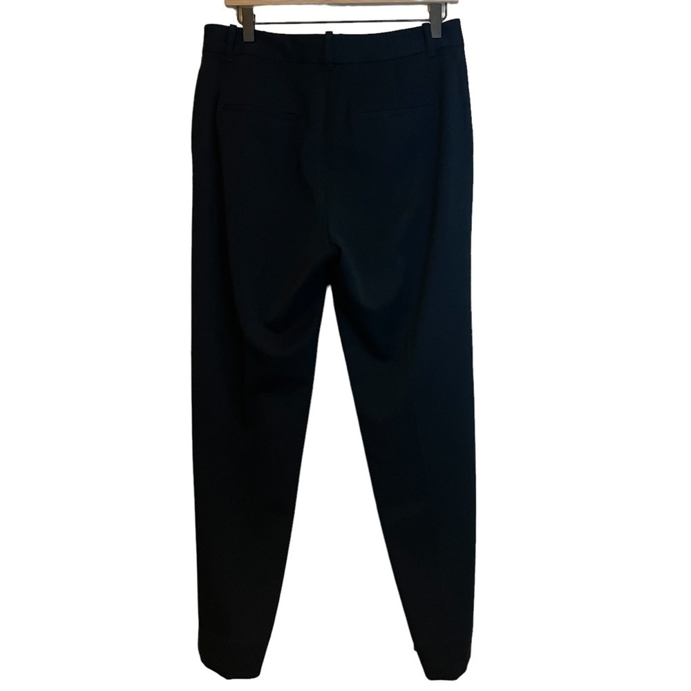 MM LaFleur Women's Black Pants Size 8 High Rise Deep Pockets Extra Hem allowance
